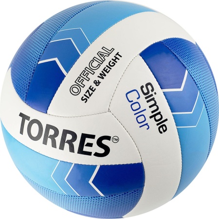 Купить Мяч волейбольный Torres Simple Color любительский р.5 в Балакове 